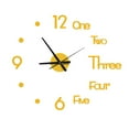 thumbnail image 3 of Xihbxyly Juego de Pegatinas para Reloj de Pared Grande, Reloj de Espejo Acrílico Diy, Metal y Eva, Decoración para El Hogar y La Oficina, Kit de Reparación para Reloj Roto, Diseño Circular, 50 Cm de, 3 of 7