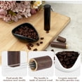 thumbnail image 3 of ZOUSSIQI Coffee Bean Dosing Cup and Spray Bottle Set, Coffee Bar Accessories, Ceramic Dosing Vessel Tray Kit with 6 Needles Espresso Distribution Tools Single Dose Measuring Tray Kit CA919-65076, 3 of 7