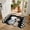 black, variant on Oval Door Mat 16"x24", Blue Thanksgiving Pumpkin Absorbent Non Slip Welcome Mats for Front Door, Fall Eucalyptus Leaves Plaid Diatomaceous Entryway Rug for Home Bathroom Kitchen Apartment Entrance