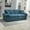 Blue Chenille, variant on FFH 2-Seat Sectional Sofa Modular Deep Seat Sofa Couch, 84" Modern Loveseat Sofa for Living Room, Chenille Recliner, Spring Cushions, Solid Wood Frame, Easy Assembly for Small Spaces - Beige