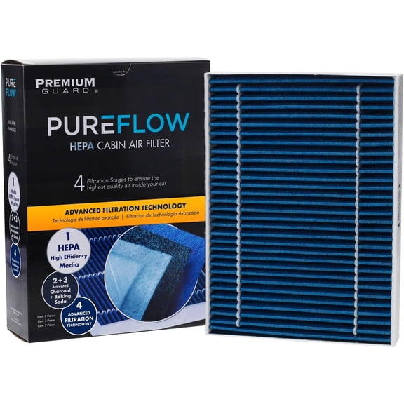 PUREFLOW PC99244HX HEPA Cabin Air Filter | Fits 2019-2026 BMW X5 3.0L, Rolls-Royce Cullinan 6.7L; 2019-2023 X5 4.4L; 2017-2023 530i xDrive, 530i 2.0L
