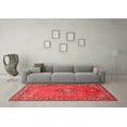 thumbnail image 3 of Ahgly Company Indoor Rectangle Medallion Red Traditional Area Rugs, 5' x 7', 3 of 4