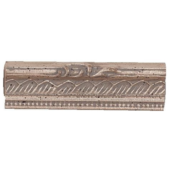 Picture Frame Moulding (Wood) 100Ft Bundle - Ornate Silver Finish - 0.75" Width - 3/8" Rabbet Depth