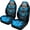 Blue Flame Skull, variant on XYZCANDO Skull Rose Car Seat Covers Stretchy Cloth Soft Automobile Seat Cover Interior car Front Seats, Easy to Install All Seasons Use SUV Sedan