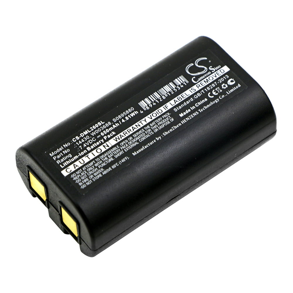 Batteria per stampante per etichette Dymo tipo S0895840, 7,4V, Li-Ion