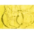 thumbnail image 1 of Ahgly Company Indoor Rectangle Abstract Yellow Contemporary Area Rugs, 8' x 10', 1 of 4