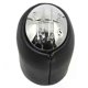 thumbnail image 1 of unique Leather Car Gear Shift Knob Gear Handball Head Knob Chrome For Renault Laguna II 2 Mk2 2001- 2007 Manual Gear Selector, 1 of 5