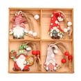 thumbnail image 2 of Adornos Colgantes De Madera Perfecl Gnomo Navidad 12x, 2 of 8