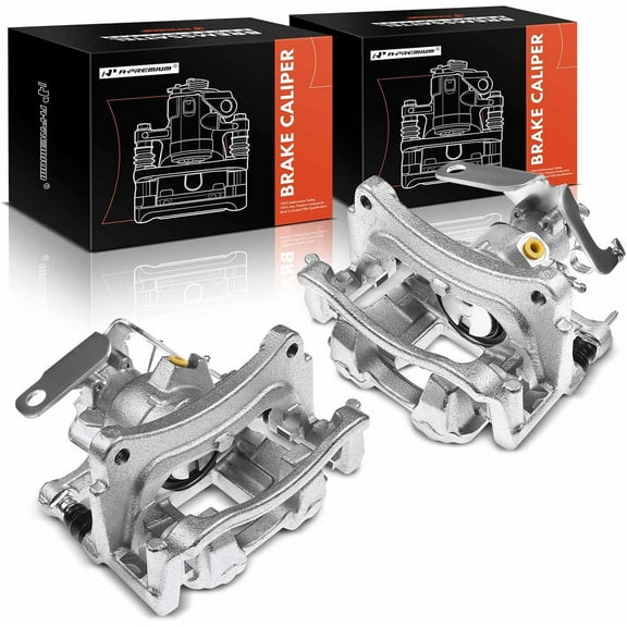 A-Premium Brake Caliper Assembly with Bracket Compatible with Ford Transit-150 250 350 2015-2019 Rear Side 2-PC Set
