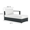 thumbnail image 5 of Tahoe 3-Piece Right-Facing Chaise Sectional Sofa Set in Gray White, 5 of 8