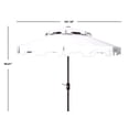 thumbnail image 4 of SAFAVIEH Outdoor Collection Zimmerman 9-Foot Double Top Market Umbrella White, 4 of 6