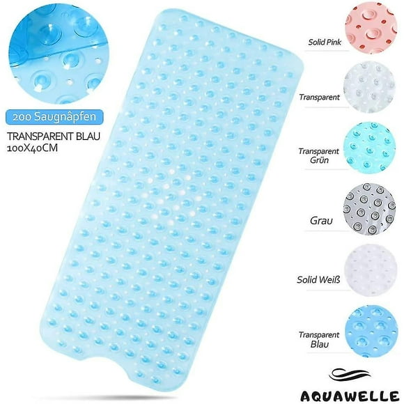 Bathtub Mat Anti-slip Mat Bathtub Bath Mat Shower Mat - Bath Insert With 200 Non-slip Suction Cup