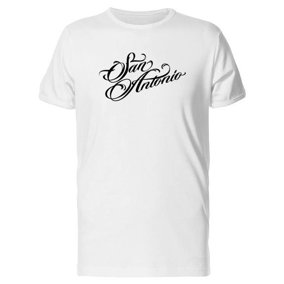 San Antonio Tattoo Style Tee Men's -Image by Shutterstock