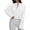 White, variant on Women'S Mesh Sheer Zip Up Jacket Mock Neck Light-Weight Athletic Outerwear with Pockets White M