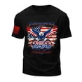 thumbnail image 6 of Rotm Independence Shirt American Flag Patriotic July 4th T-shirt Mens Graphic Tees Short Sleeve Tee Black,M, 6 of 6