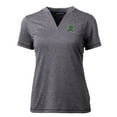 thumbnail image 2 of Women's Cutter & Buck  Heather Charcoal Dayton Dragons Forge DryTec Heathered Stretch Blade Top, 2 of 3