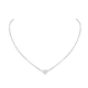 thumbnail image 5 of Dije Corazón Acero Inoxidable Plata Collar Mujer Minimalista Lab.G, Plata, 5 of 5