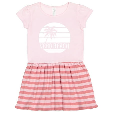 

Inktastic Vero Beach Florida Vacation Gift Toddler Girl Dress