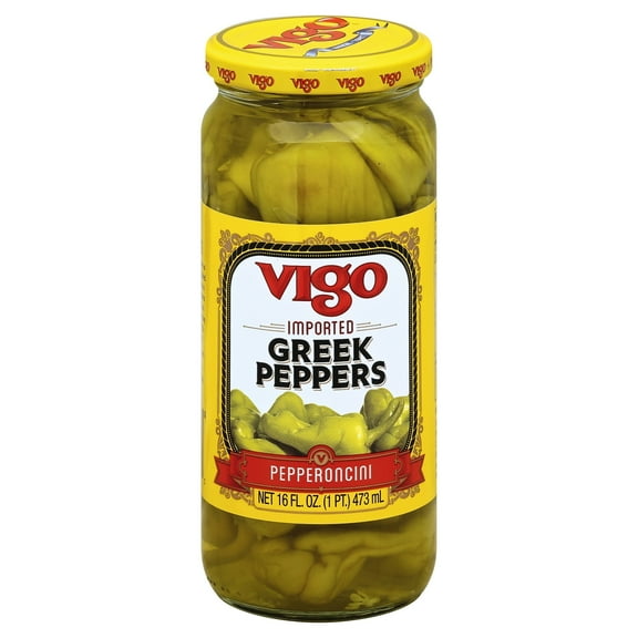 Vigo Greek Peppers 16 oz (Pack of 6)