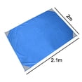 thumbnail image 2 of Esterilla de camping para exteriores, impermeable, plegable y práctica, para picnic, césped, resistente a la humedad, de poliéster a cuadros, para playa. Cabe fácilmente en una bolsa pequeña,, 2 of 5