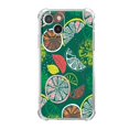 thumbnail image 1 of Green Lemon Case for iPhone 14,Aesthetic Art Design Pattern Soft Full TPU Bumper Cover, 1 of 5