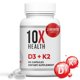 thumbnail image 1 of Suplemento 10 veces más saludable de vitamina D3 5000 UI y K2 MK7 60 cápsulas, 1 of 9