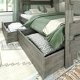 thumbnail image 2 of Max & Lily Solid Wood Modern Farmhouse Farmhouse Queen/Queen Bunk Bed with Storage Drawers, 2 of 8