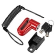 thumbnail image 1 of Graflsoa Mijia M365 Scooter Anti-Theft Disc Brake Lock with Dual Keys, Metal Security Lock for Bikes, Motorcycles, and Electric Vehicles, Random Color (Black/Red), 1 of 6