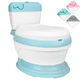 thumbnail image 1 of Baño Entrenador para Niños con Asiento Acolchado Antideslizante Diseño Realista - Azul, 1 of 6
