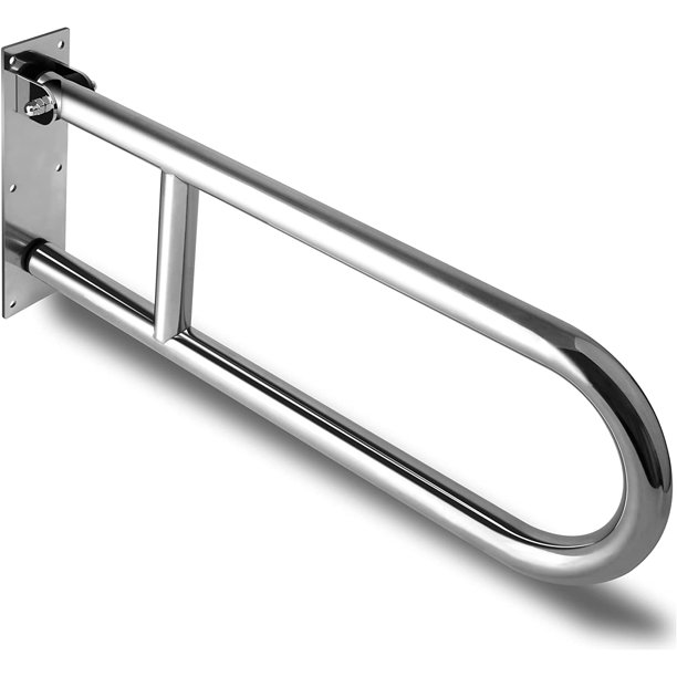 FlipUp Safety Grab Bars for Bathroom Toilet Support Assist 24Inch
