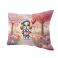 thumbnail image 2 of Happy Valentine’s Day Adorable Beagle Puppy Holding Heart Balloon Pillow Cushion Double Sided Beagles Dog Lover Gifts Idea Throw Pillow - 00030, 2 of 4