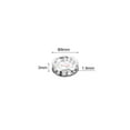 thumbnail image 2 of Unique Bargains 8mm Spacer Beads, 100pcs Bead Spacers Rhinestone Round Bulk Beads for Jewelry Making , Silver, 2 of 5