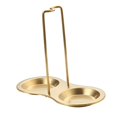 thumbnail image 4 of Soporte para Cucharas de acero inoxidable Sunnimix porta cuchara con dos platos para Hotpot Restaurante, 4 of 8