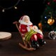 thumbnail image 5 of Sillón reclinable de regalo de Navidad, decoración de mesa de Papá Noel para el hogar, decoración de resina navideña, 5 of 5