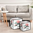 thumbnail image 6 of Home Organizer Foldable Fabric Storage Bin With Handle Rosa Chinensis, 6 of 7