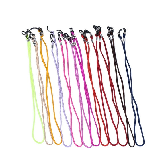 Sparsain 12pcs Glasses Cord Strap Anti-slip Eyeglasses Holder Thick Wear-resistant Eyeglass Cords Mixed Color