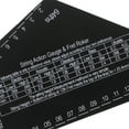 thumbnail image 3 of WRISTBIQUE Guitar Repair Tools Metal Fret Leveling Ruler Precision Measurement, 3 of 7