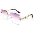 thumbnail image 1 of Gafas de Sol FEISEDY Clásicas Sin Montura B2567 con Montura de Metal para Mujer, 1 of 8