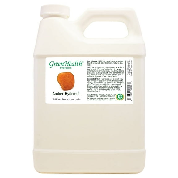 GreenHealth Amber Hydrosol 32 fl oz White Plastic Jug with Cap