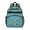 Excavator and Road Barrier Blue Pattern, variant on Excavator and Helicopter Blue Pattern Cute School Backpack Bag for School with Padded Back and Adjustable Shoulder Straps 15.25"x11.5"x5.25"