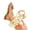 Gold, variant on Women Butterfly Flat Sandals Open Toe Adjustable Ankle Strap Shoes Spring Summer Beach Casual Fairy Style,Gold