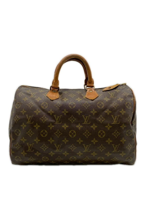 Pre-Owned LOUIS VUITTON Louis Vuitton Monogram Canvas Speedy 35 M41524 Handbag Brown Coated...