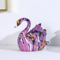 thumbnail image 4 of pareja cisne estatuillas resina artesanía ornamento estatua, 4 of 7