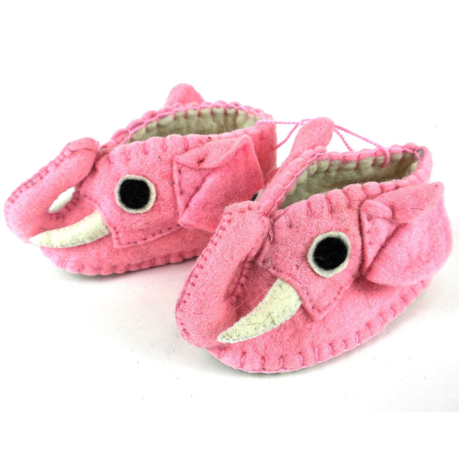 Silk Road Bazaar SRPN58564131 Pink Elephant Zooties Baby Booties