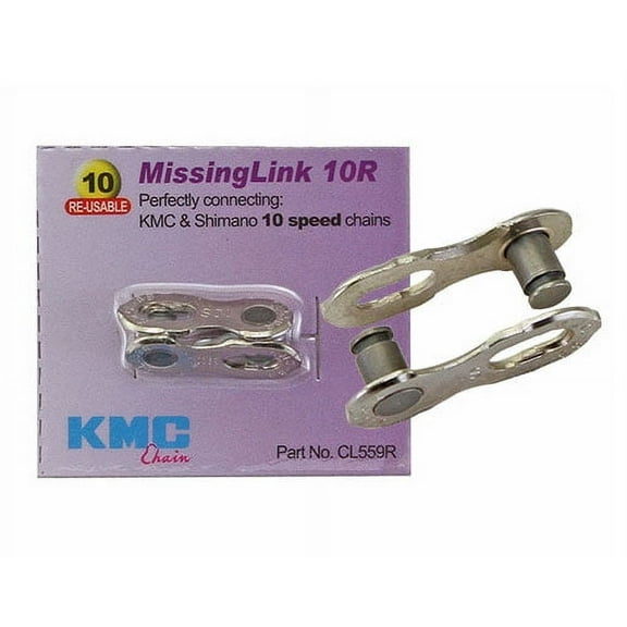 Lowrider Silver KMC Chain Missing Link Connecting 10 Speed 5.88mm Pin for Bike Chain, Bicycle Chain, Bikes, Bicycles
