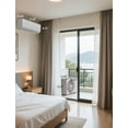 thumbnail image 7 of 18000 BTU Mini Split AC/Heater, 19 SEER2 Inverter, 230V, Cools Up to 1250 Sq.Ft, Ductless, Alexa Compatible, White, 7 of 7