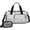 Football Icons Pattern, variant on Women Men Gym Bag,Football Helmets with Bows Pattern Small Duffle Bag Spend the Night Bags for Women with Shoes Compartment Washbag,Detachable Shoulder Strap,19.7x8.3x11 Inches