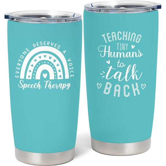 Speech Therapy Gifts, SLP Gifts for Speech Language Pathologist Women, Speech Therapist Appreciation Gift, Speech Pathologist Gifts for Women, SLP Graduation Gifts, Speech Therapist 20 Oz Tumbler