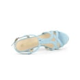 thumbnail image 4 of BLISSFUL STEP Women T Strap Slingback Platform Stiletto Heel Sandals Sky Blue 9, 4 of 7