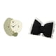 thumbnail image 1 of Reloj de pared Reloj de pared silencioso Almohada en forma de lazo Cojín de lazo lindo Adorno cómodo Tacto suave Elaborado con PP y tablero de densida, 1 of 8